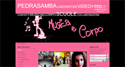 Desktop Screenshot of musicaecorpo.it